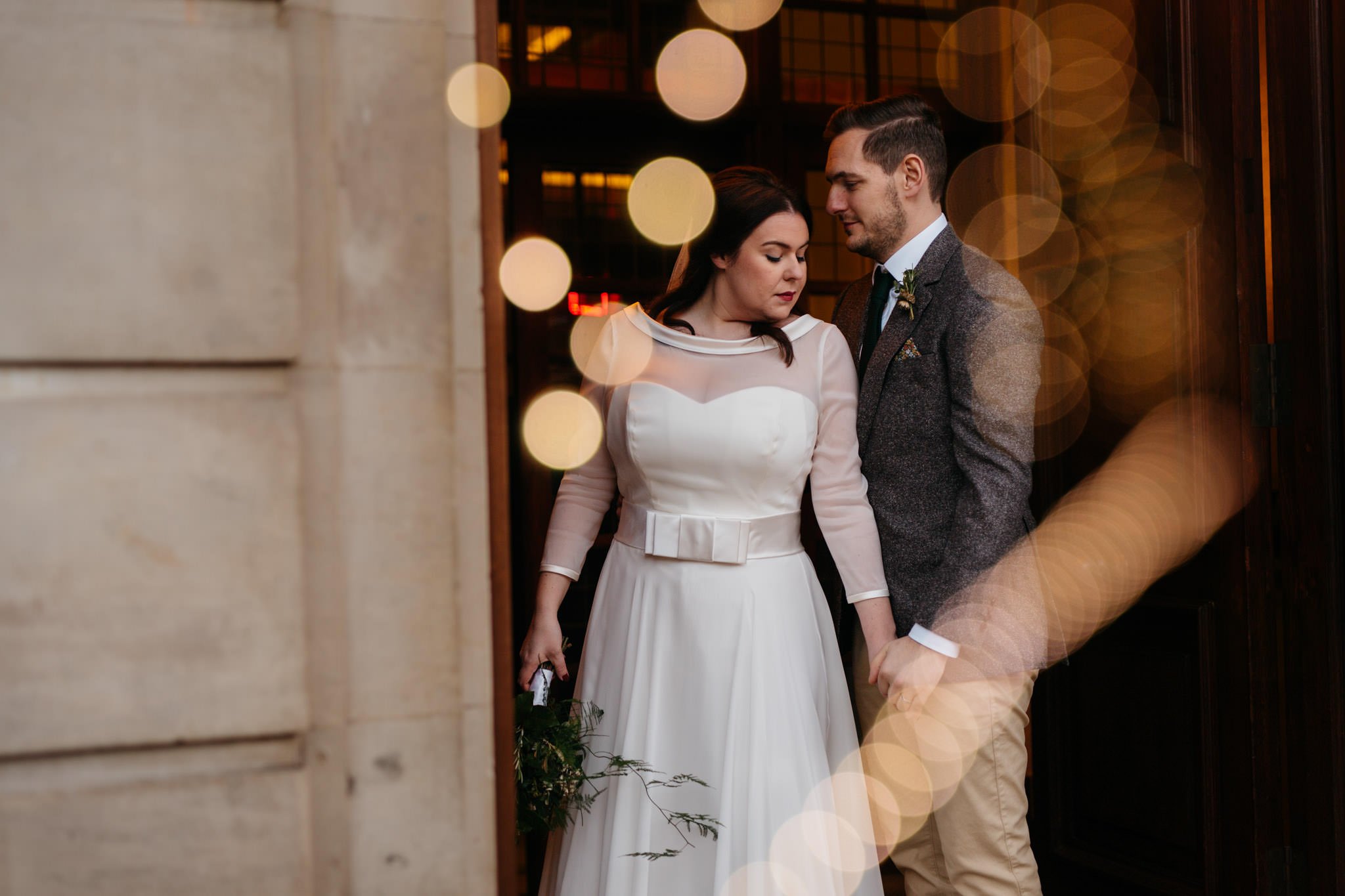 wedding couple posing on their photoshoot in London