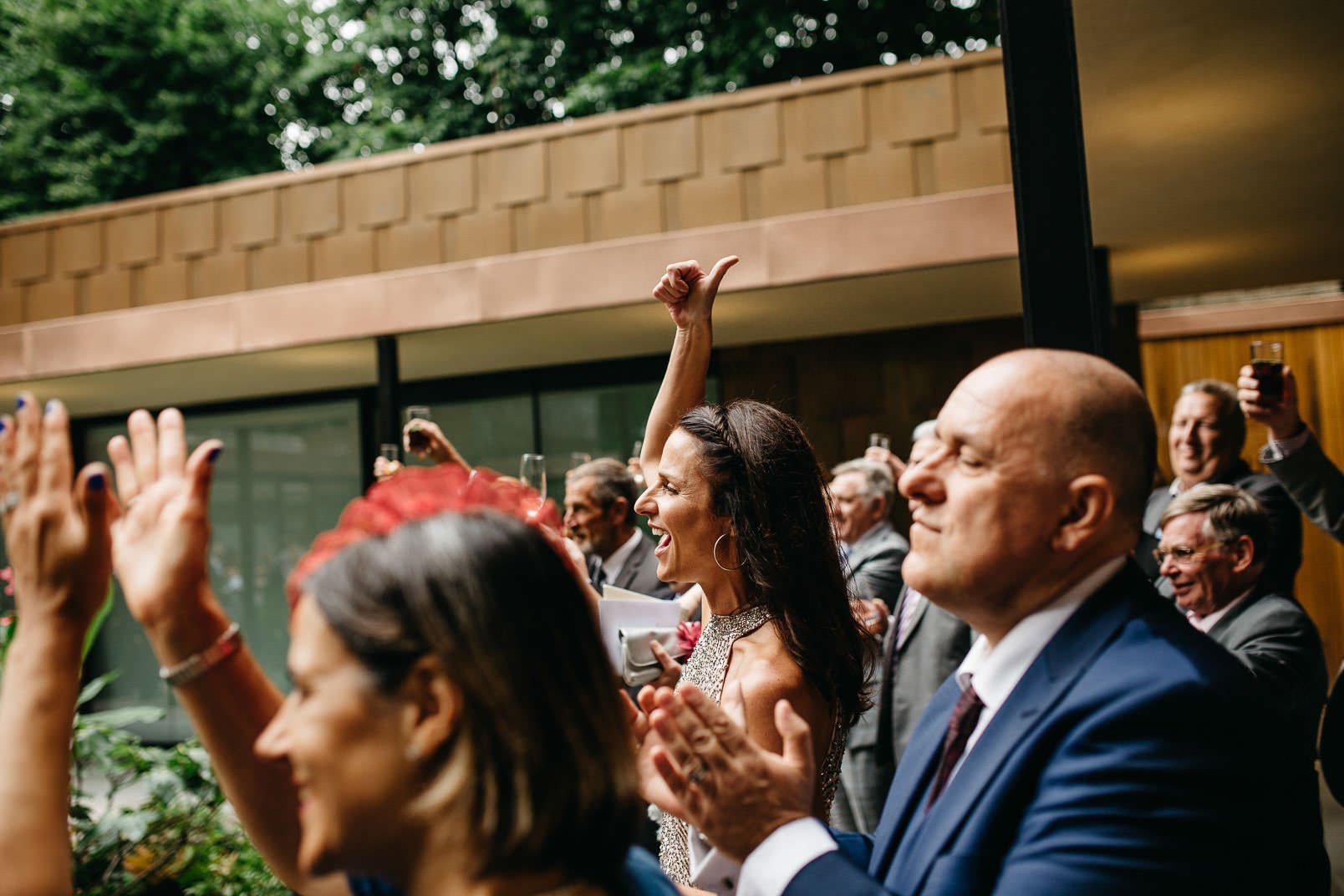 guestis at garden museum wedding