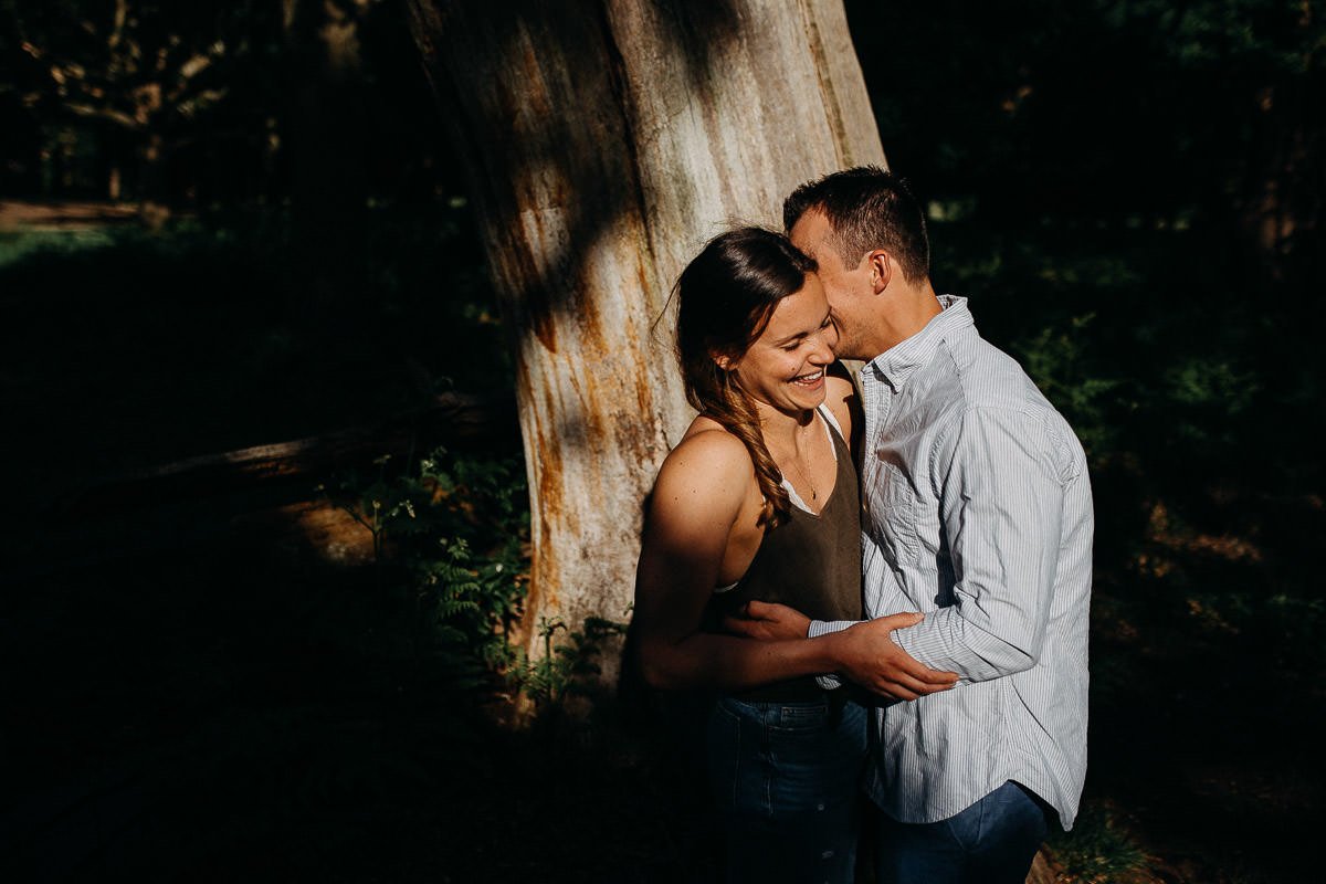 Engagement photos in Richmond Park