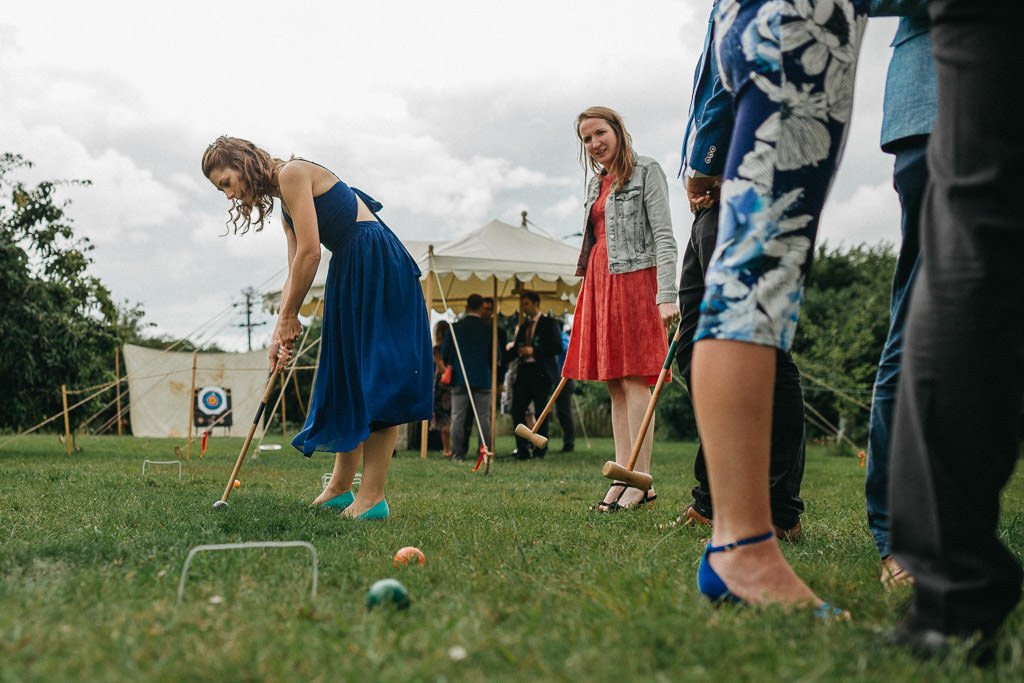 Outdoor wedding games ideas