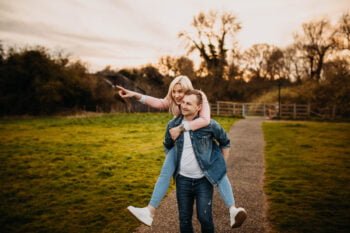 Spring engagement photos